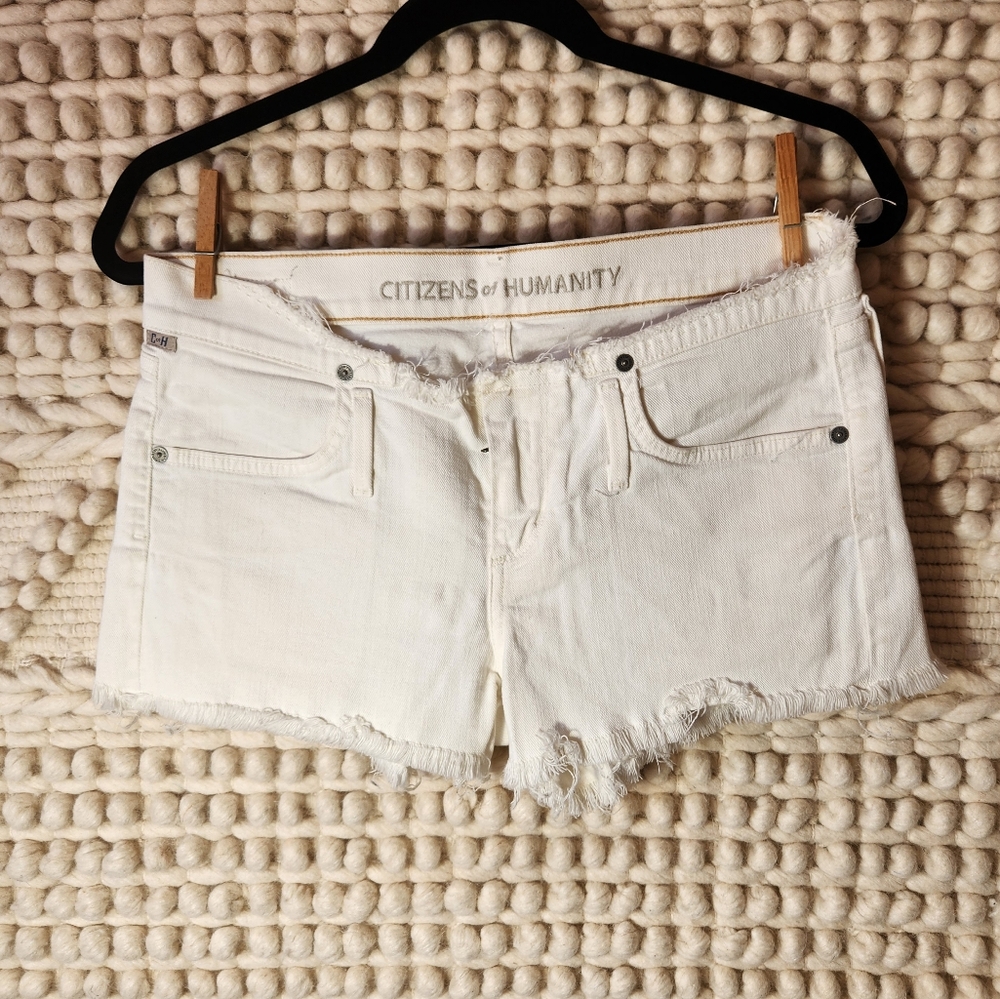 Super low rise Citizen of humanity jean shorts